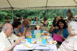 Senior enjoy the picnic hosted by Dykema. (Photos/submitted)