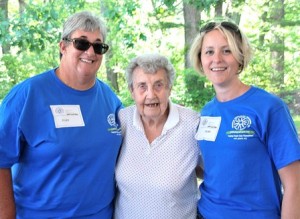 Gathered at Greater Marlboro Programs Inc.'s seventh annual Community Fun Fest, held June 15 at the Hudson Elks Pavilion, are (l to r) Carol Manne, president and CEO; Lorraine Spinazzola, a founding member; and Denise Vojackova-Karami, vice president of developmental services. (Photo/Ed Karvoski Jr.)