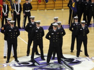 Holy Cross Naval ROTC battalion holds President&apos;s Revue