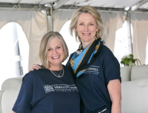 Mirick O’Connell’s Diane Power, executive director, and Joan Vorster, partner, at the firm’s 100th anniversary celebration in June.