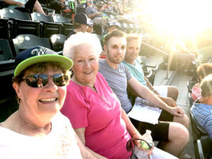 RTN Good Deed Seats winners enjoy a Bravehearts game. Photo/submitted