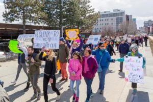 Area residents march for end to gun violence at Worcester event