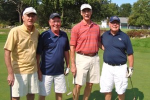 Golfers Dave Holland, Mike Baldelli, Brian Donovan and Larry Morrealle. Photo/submitted
