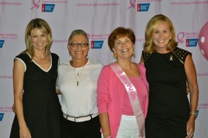 Lynne McKay (second from right) and Janet Dygert (second from left) joined emcees Candy O