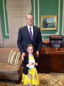 Southborough second-grade reporter witnesses history at Statehouse