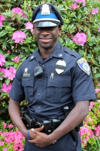 Officer Aaron Richardson has been named senior resource officer for the Southborough Police Department. (Photo/Sue Wambolt)