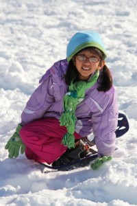 Finn students strap on snowshoes