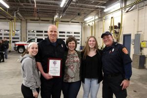 Shrewsbury honors Ljunggren as outstanding firefighter