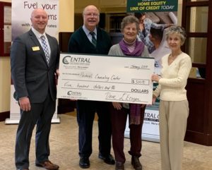 Central One Federal Credit Union donates to Pastoral Counseling Centers of Massachusetts