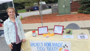 Rachel Coskie and her homemade dog treats Photo/Melanie Petrucci