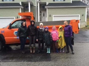 Girl Scout Troop 11087 (Brownie – Junior) cleaned up Silvergate Circle, Elm Street and a part of Old Mill Rd.