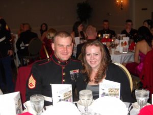 Dave and Julianne Thompson at a U.S. Marine Corps Ball. (Photo/submitted)