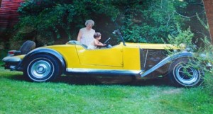 The bright yellow ’31 Chevy roadster brought the Marstons together in the late 1950s and helped to start a partnership that has lasted for over 50 years.