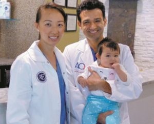 Dr. YiChen (Jenn) Wei and Dr. Mehdi Karimipour, with their daughter Photo/submitted