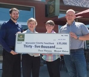 Panera Bread donates $35,000 to Worcester County Food Bank