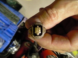 A Shrewsbury High School Ring from 1950. Photo/courtesy Mike Brauer