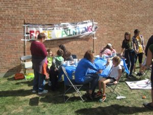 Shrewsbury High School National Honor Society held a face painting booth. 