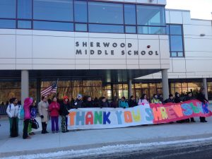 New Sherwood Middle School opens