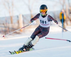 Local ski racers compete at Ski Ward