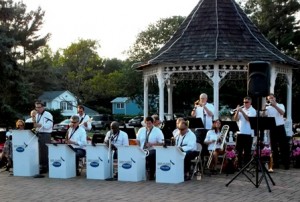 The Tom Nutile Big Band performs a free concert at Southgate at Shrewsbury on July 8.  Photo/Gregory Arnold   