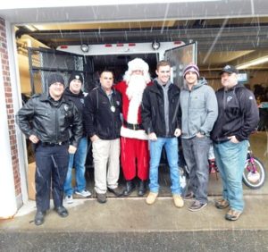 Local police departments help make holidays bright for kids
