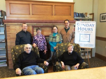 Completion of 12th season of Sunday Hours at Shrewsbury Library