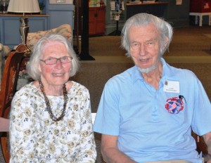Gladys and Cush Bozenhard, married 69 years Photo/Ed Karvoski Jr. 