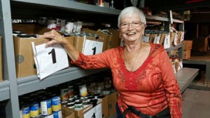 Elaine LeBlanc at St. Anne’s food pantry. (Photo/submitted)