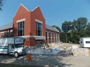 St. John’s High School’s new Founders Hall. (Photo/Valerie Franchi)
