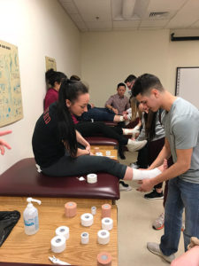 Hudson High students learn about athletic training as a career Photos/submitted