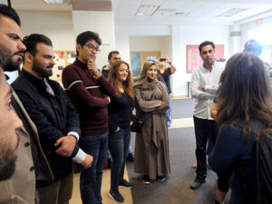 Middle Eastern journalists visit Algonquin Regional High School