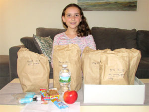 Third-grader initiates project to benefit the homeless