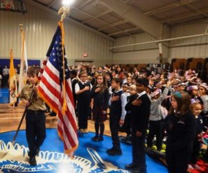 St. Bernadette Catholic School honors veterans with songs and prayers
