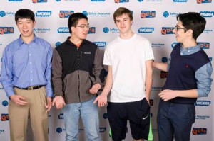  Shrewsbury High School Quiz Team members Grant Xu, David Du, Stephen Przybylek and Alex Todorov Photo/submitted 