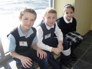 Grade 3 students (l to r): Brady Shea, Dylan Fanale and Emma Chillo Photo/submitted 
