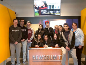 Westborough high students visit Newseum