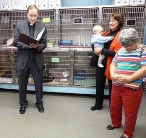 Parishioners support animal shelter