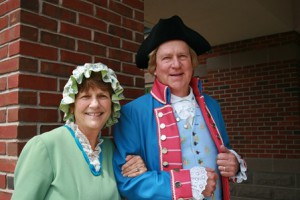 Jim and Marcia Smith as General and Mrs. Artemas Ward. (Photo/Mary Pritchard)