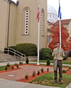 Shrewsbury Boy Scout honors local vets with service project