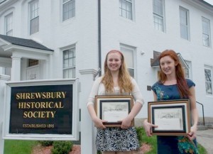 Shrewsbury Historical Society presents awards, scholarships