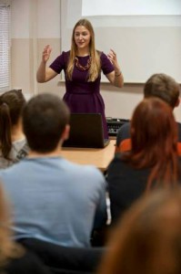 Megan Roy teaches English in Poland as a Fulbright Scholar. (Photo/submitted)