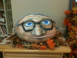 Pumpkin face &#8220;greets&#8221; seniors at Shrewsbury Senior Center