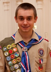 Shrewsbury Scout awarded rank of Eagle