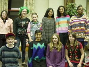 Shrewsbury Public Library holds ugliest holiday sweater contest