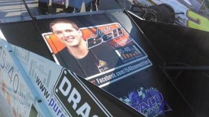 Leukemia survivor Josh Bell is featured on the team's No. 15 Chevrolet racecar.
