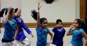 Young dancers perform at the Spring Multicultural Festival. (Photo/Rebecca Kensil)