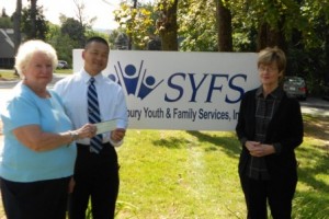 Shrewsbury Woman&apos;s Club makes donation to SYFS