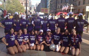 MHS cheerleaders raise money for cancer center