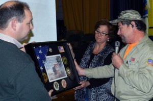 Kane School presented with gift for military support