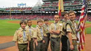 Northborough&apos;s Troop 101 shows Red Sox its true colors